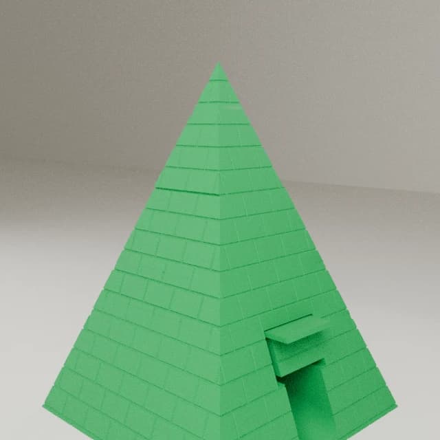 Dice Tower, 3D printed in Green
