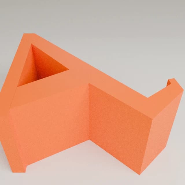Game Controller Wall Mount, 3D printed in Orange