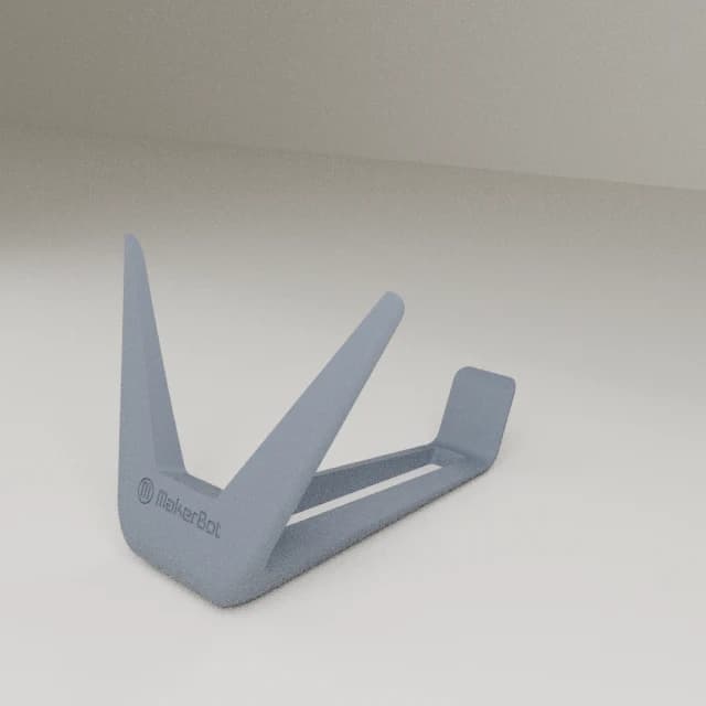 Headphone stand, 3D printed in Steel