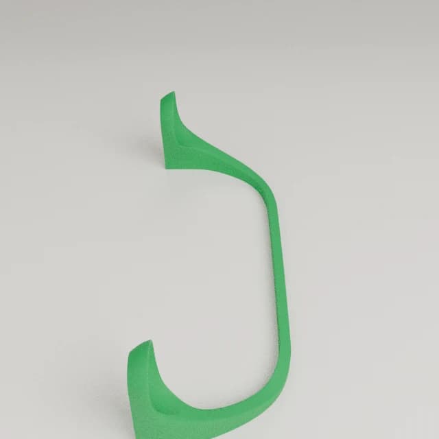 Invisible Controller Stand, 3D printed in Green