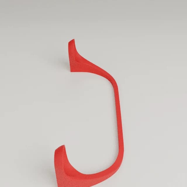 Invisible Controller Stand, 3D printed in Texas Red
