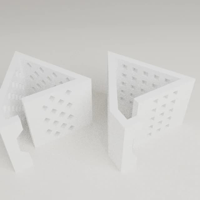 Phone Holder Phone Stand, 3D printed in White