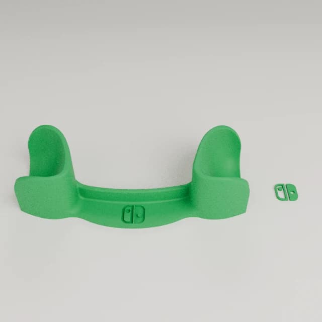 Pro Controller Stand, 3D printed in Green