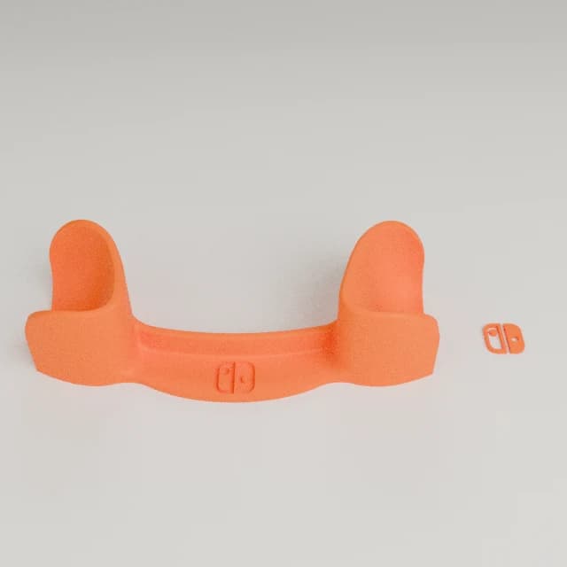Pro Controller Stand, 3D printed in Orange