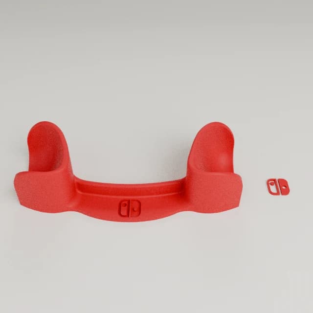 Pro Controller Stand, 3D printed in Texas Red