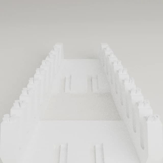 Pegboard Wrench Holder, 6 to 22 mm, 3D printed in White
