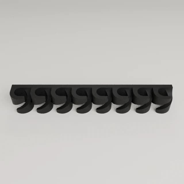 Cable holder, 3D printed in Carbon