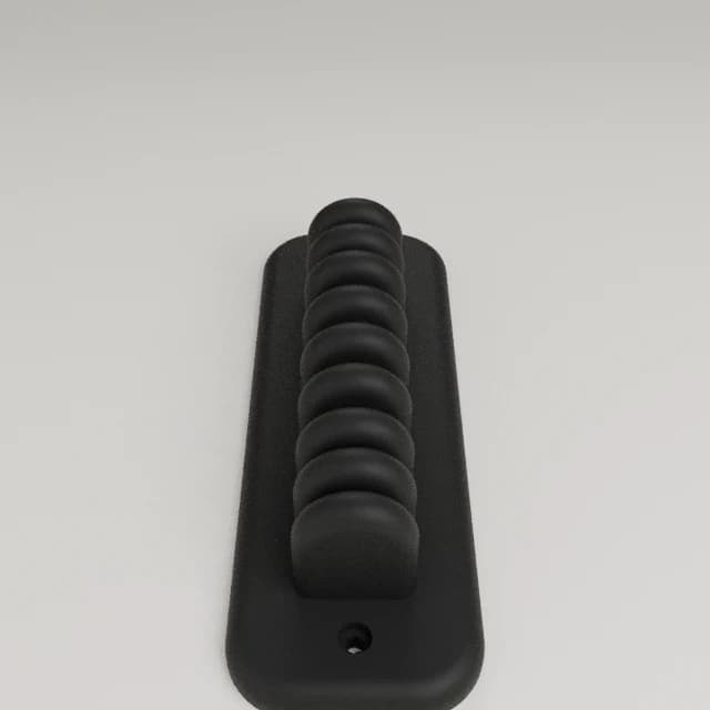 Adhesive Cord Clips and Anchors, 3D printed in Carbon