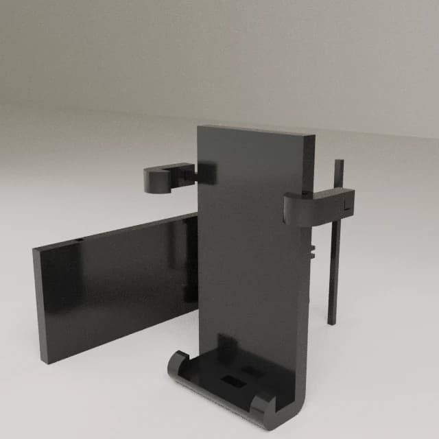 Car vent mount cell phone holder, 3D printed in Carbon