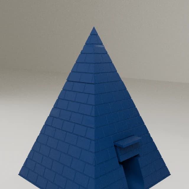 Dice Tower, 3D printed in Navy