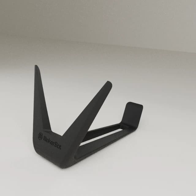 Headphone stand, 3D printed in Carbon