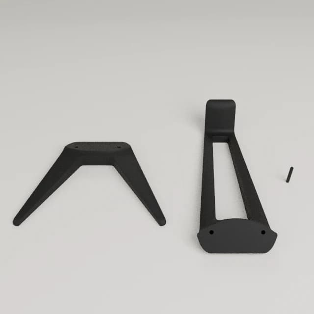 Headphone Stand, 3D printed in Carbon