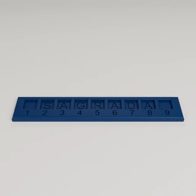 Nine-Dice Tray, 3D printed in Navy