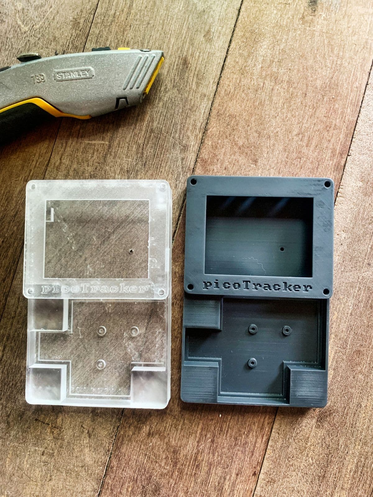3D printed two-piece snap-fit project enclosure